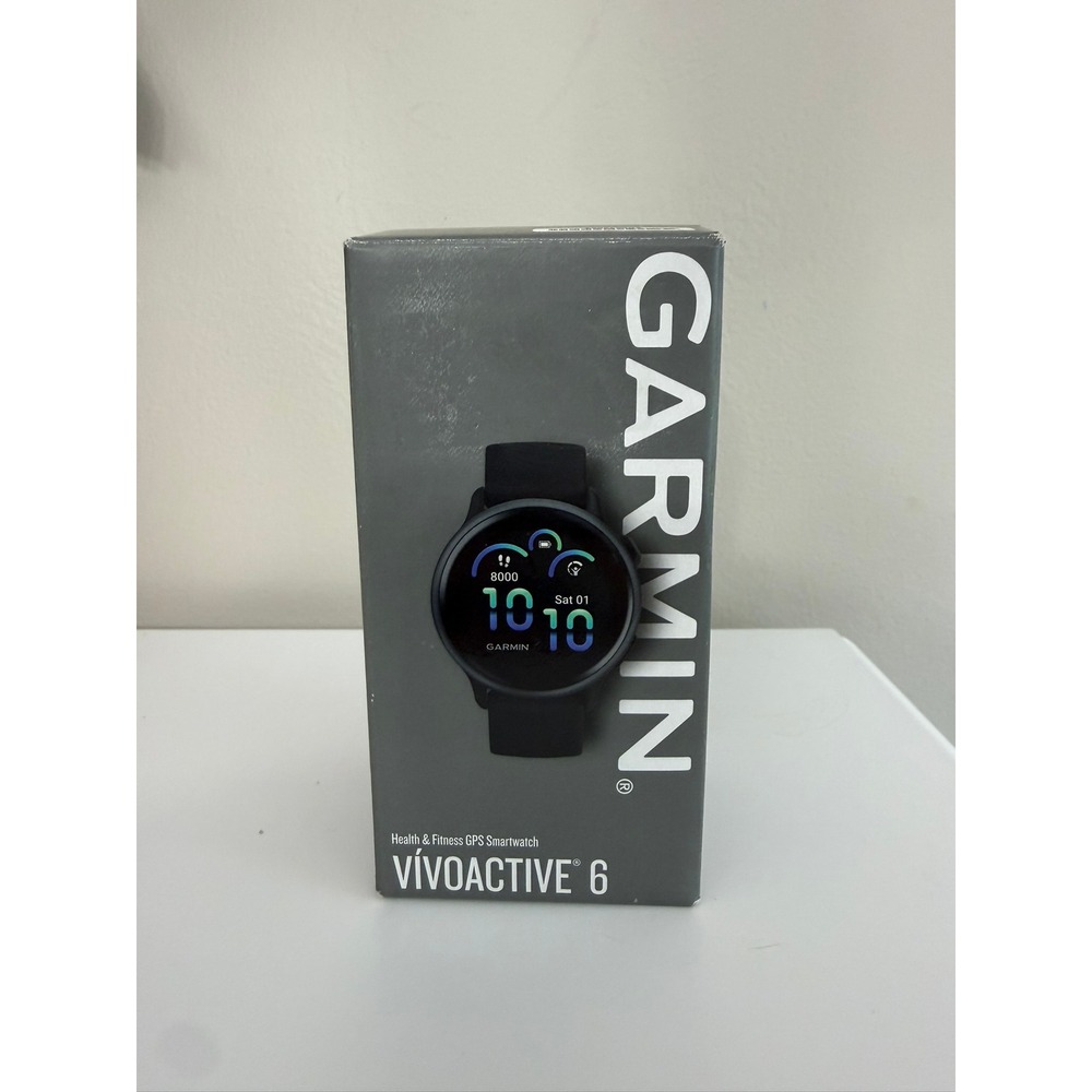 Garmin Vivoactive 6 Smartwatch Unisex One Size Black GPS Fitness NWT